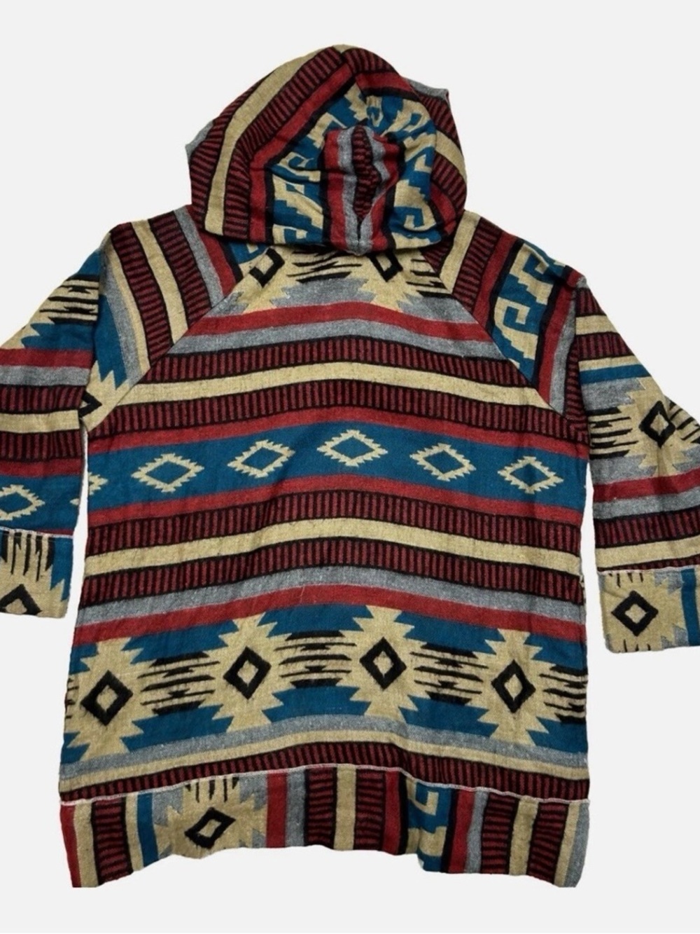 Mexicali Blues Bohemian Aztec Hoodie Size Small/ Medium